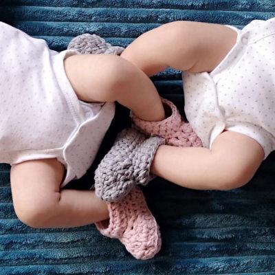 Baby Booties - Cream MAYLILY - 2