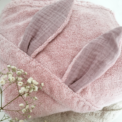 Bamboo Towel Bunny - Blush Pink MAYLILY - 2