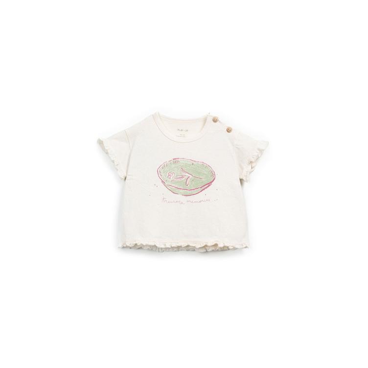 T-Shirt mit UV-Schutz und Frontprint - PLAY UP