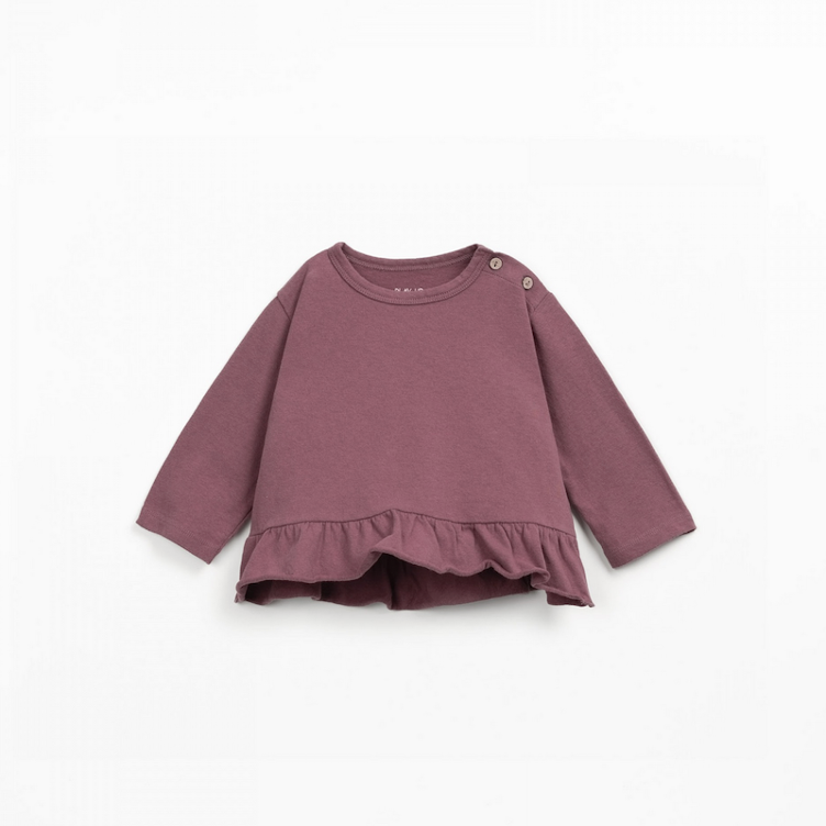 Langarmshirt aus Bio- und Recycling-Baumwolle - PLAY UP