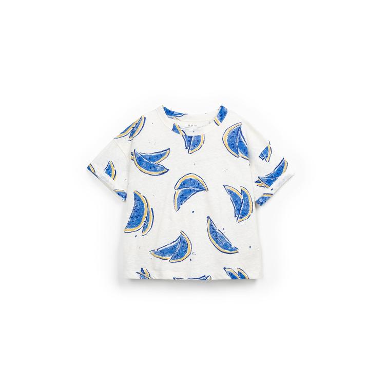 Printed Jersey T-Shirt - PLAY UP