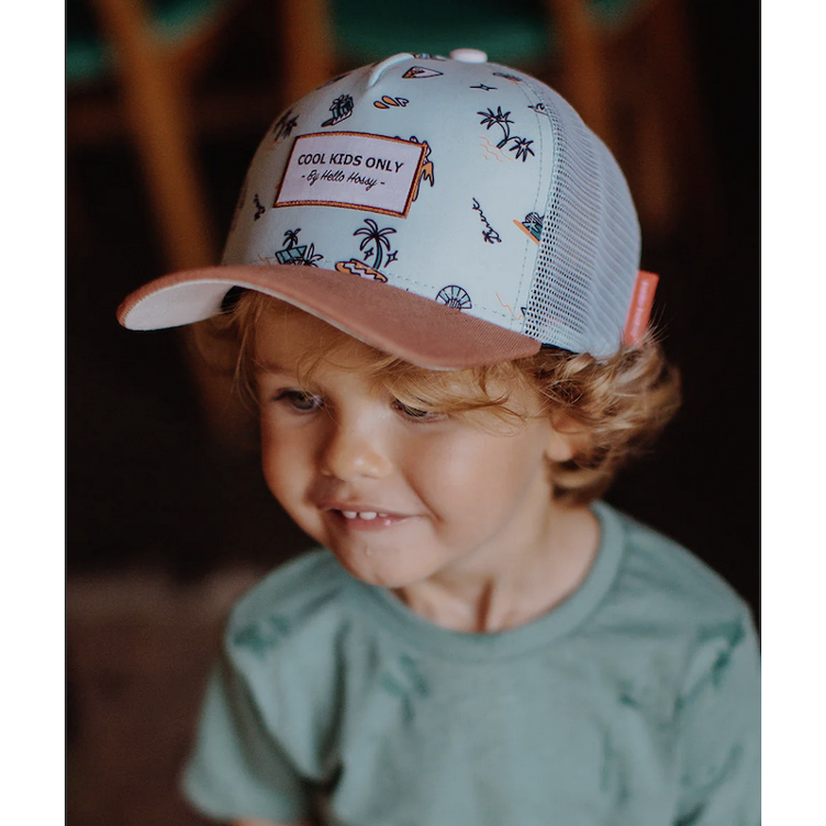 Kids Trucker Cap Blue Island - Hello Hossy
