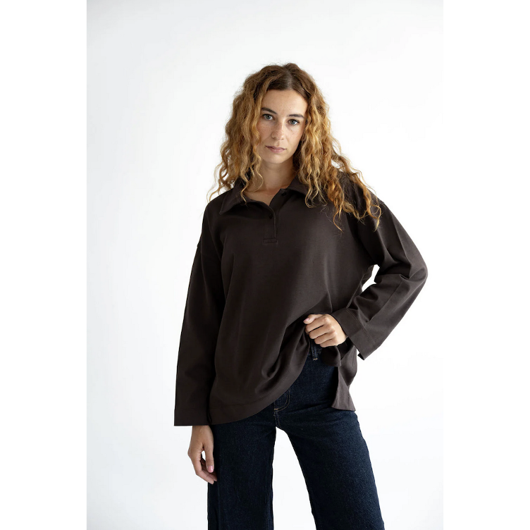 Basic Line Poloshirt Langarm | Santabarbara The Label