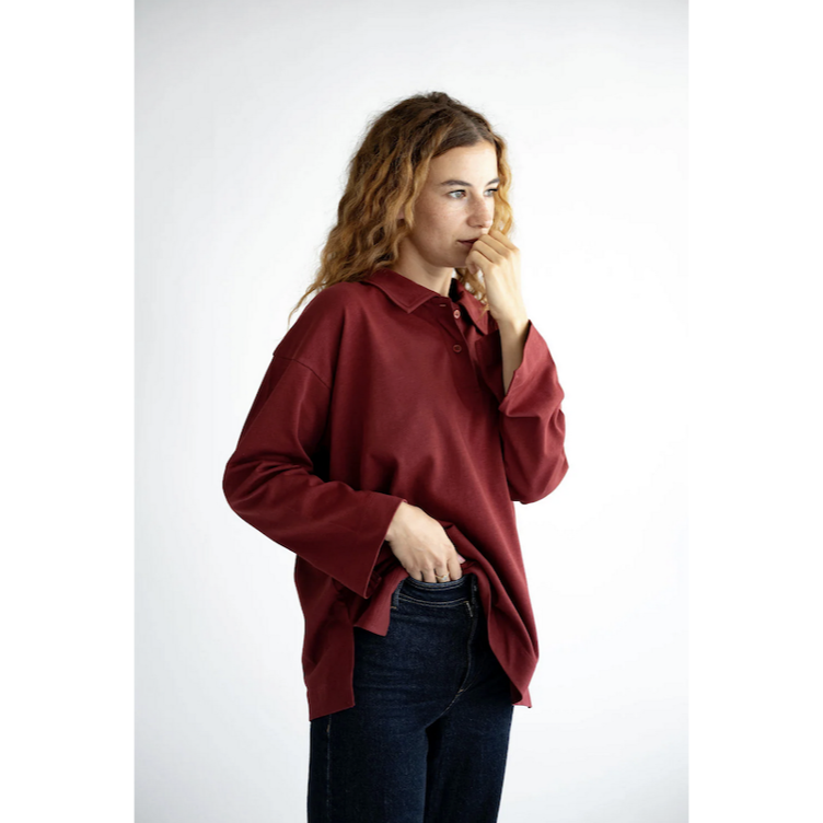 Basic Line Poloshirt Langarm | Santabarbara The Label