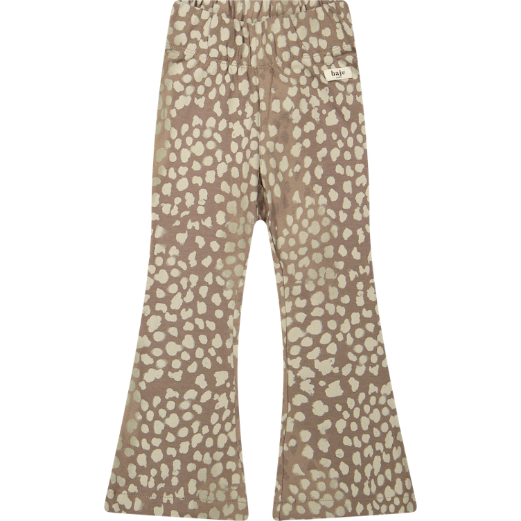 Flare Legging – Leo-Look | Braun | Baje Studio