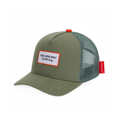Hello Hossy Family Cap – Mini Olive (Kids, Mums & Dads)