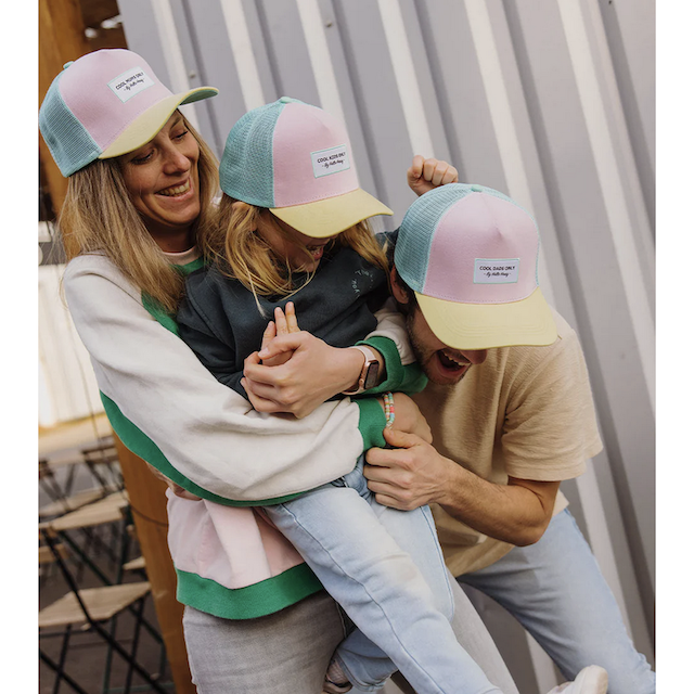 Kids, Mom & Dad Cap Mini Poppy.- Hello Hossy