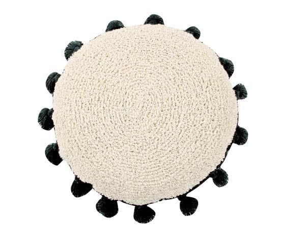 SALE I Kissen Circle Black `Lorena Canals`