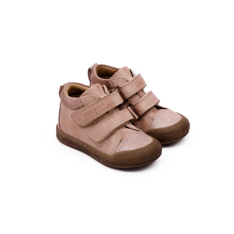 Sneaker™ Velcro Lederschuhe - Pom Pom - 0