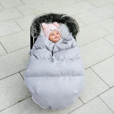 Winter Stroller Sleeping Bag 0-2 Y - Beige MAYLILY - 4