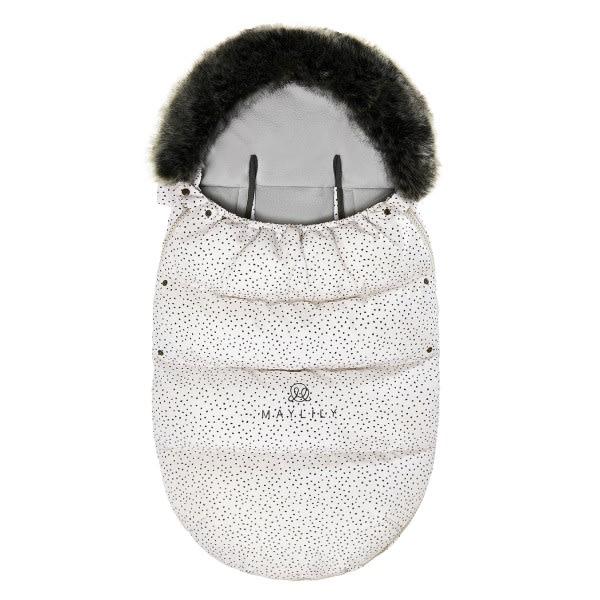 SALE I Winter Stroller Sleeping Bag 0-2Y - Stones Beige MAYLILY