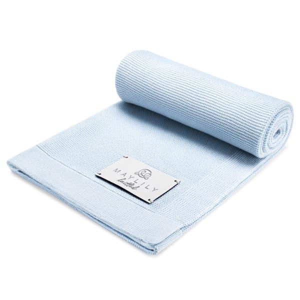 Bamboolove Blanket - Light Blue MAYLILY