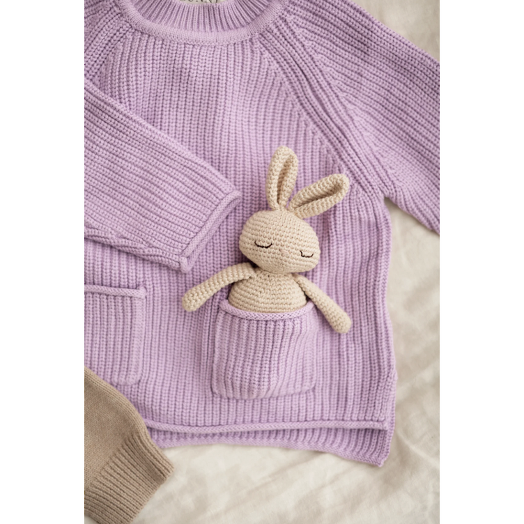 Strickpullover „Sunny“ – Fliedertraum