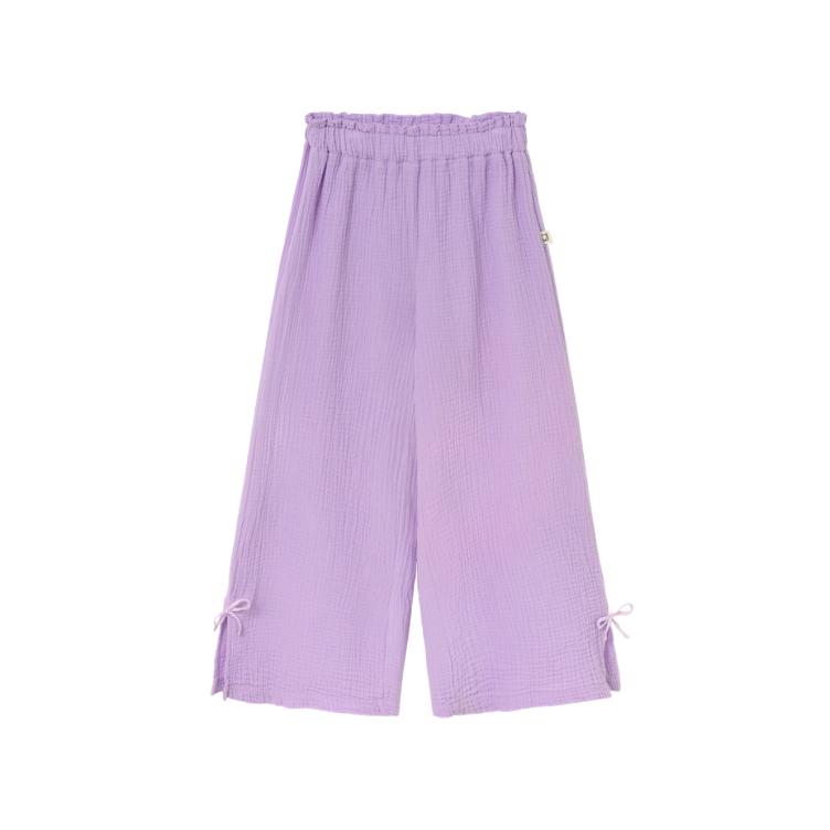 COZMO Violet Wide Pants – Leichte Kinderhose aus Baumwoll-Gauze Lavender